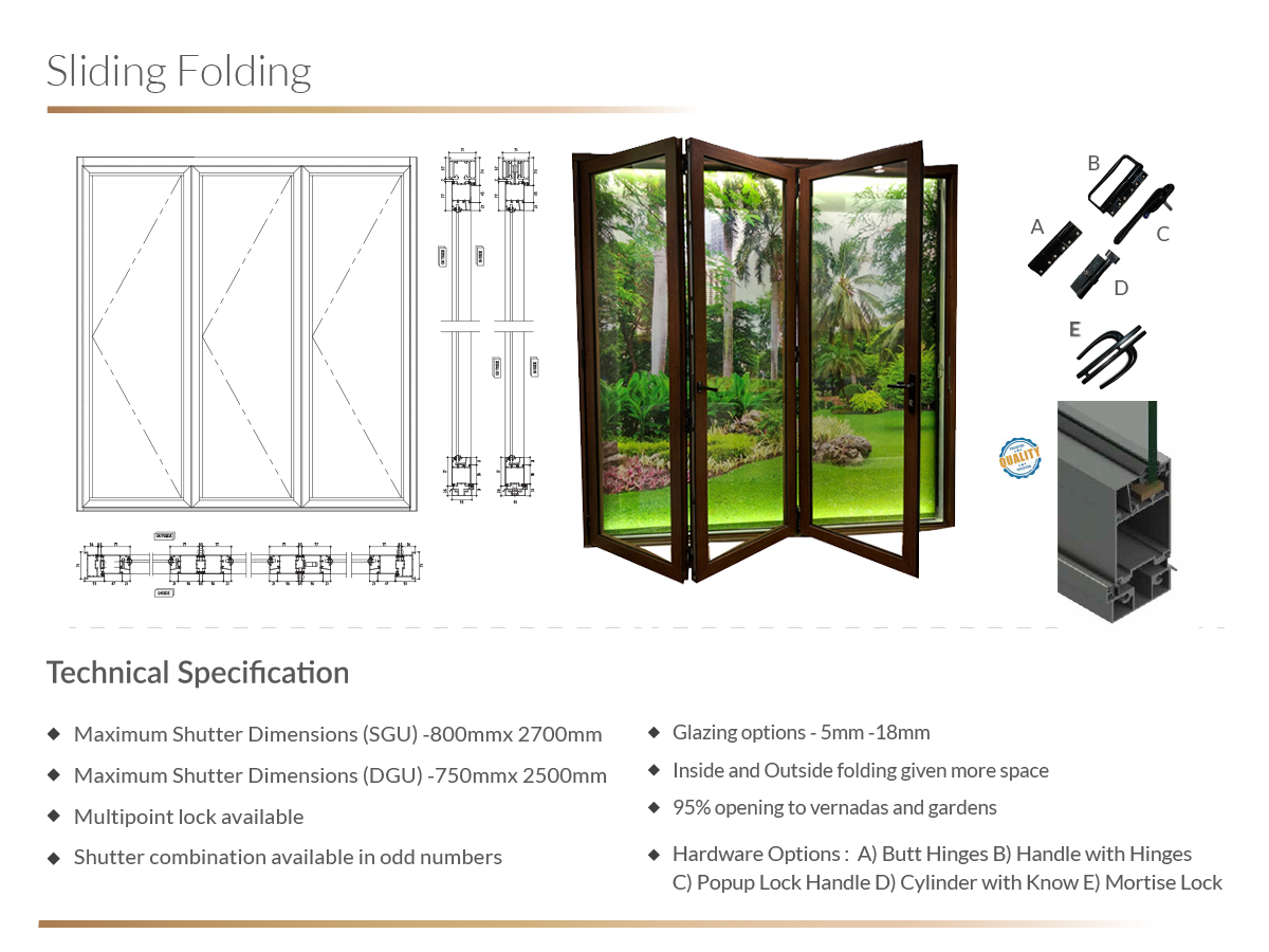 Sliding Folding Doors & Windows